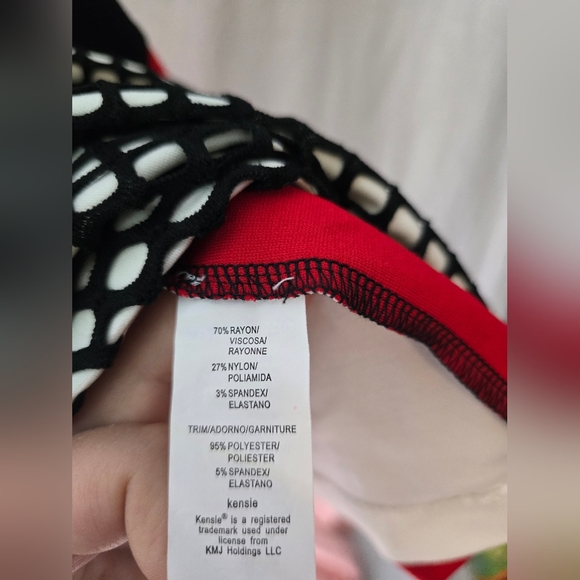 Kensie color block bodycon fitted dress- Size Medium Women's- NWT - Picture 5 of 5